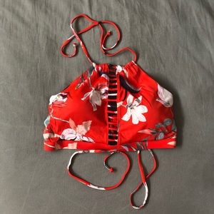 Athleta Waimea High Neck Ladder Bikini Top